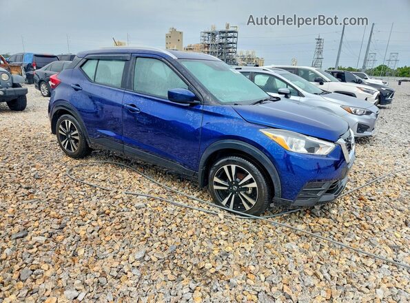 3N1CP5CV5LL535641 2020 NISSAN KICKS Синий Передняя правая четверть