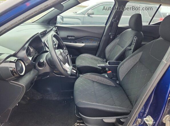 3N1CP5CV5LL535641 2020 NISSAN KICKS Синий Вид салона спереди