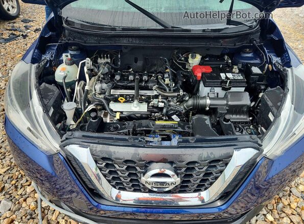 3N1CP5CV5LL535641 2020 NISSAN KICKS Синий Вид задней части салона