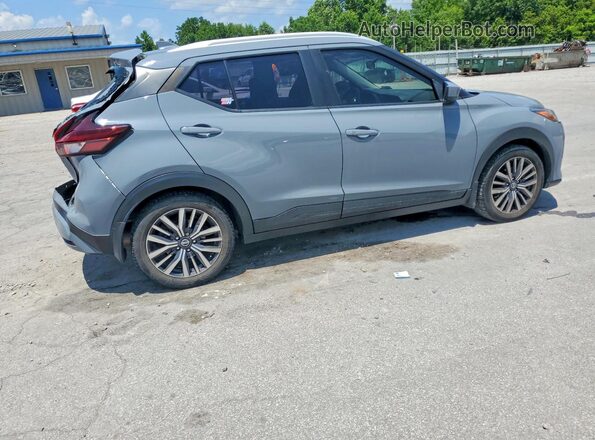 3N1CP5CV5ML497930 2021 NISSAN KICKS Серый Задняя правая четверть