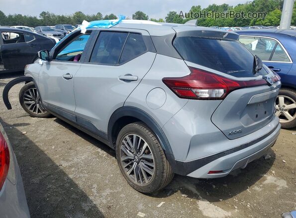 3N1CP5CV5ML498981 2021 NISSAN KICKS Gray Trasero izquierdo