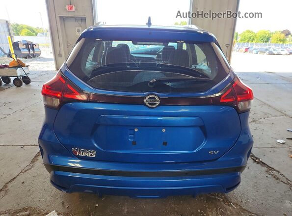 3N1CP5CV5ML524964 2021 NISSAN KICKS Blue Vista trasera