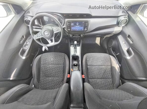 3N1CP5CV6ML512676 2021 NISSAN KICKS White წინა პანელის ხედი