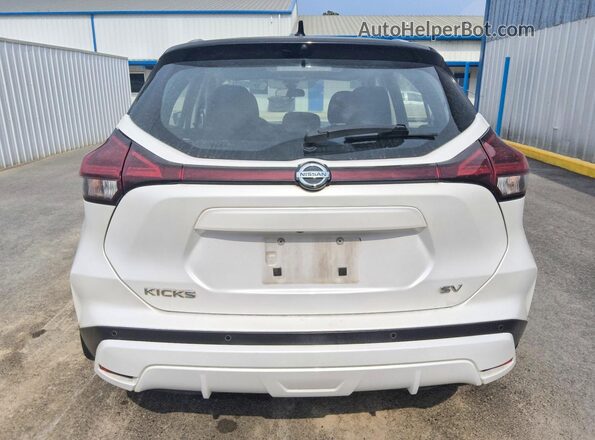3N1CP5CV6ML512676 2021 NISSAN KICKS White უკანა ხედი