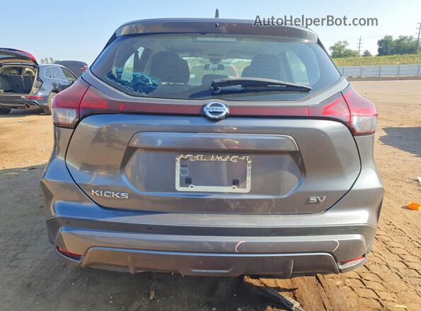 3N1CP5CV6ML521409 2021 NISSAN KICKS Silver უკანა ხედი