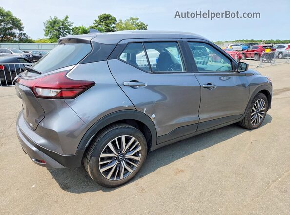 3N1CP5CV6NL515367 2022 NISSAN KICKS Gray Trasero derecho