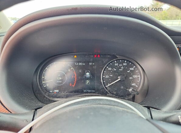 3N1CP5CV6NL515367 2022 NISSAN KICKS Gray Vista del cuadro de instrumentos