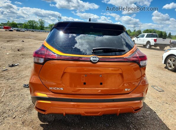 3N1CP5CV6NL523582 2022 NISSAN KICKS Orange Widok z tyłu