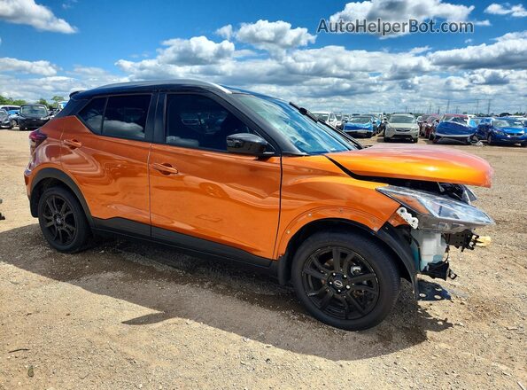 3N1CP5CV6NL523582 2022 NISSAN KICKS Orange Przód prawy