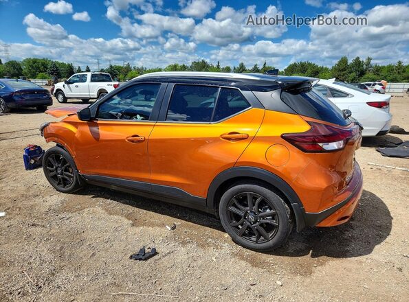 3N1CP5CV6NL523582 2022 NISSAN KICKS Orange Tył lewy