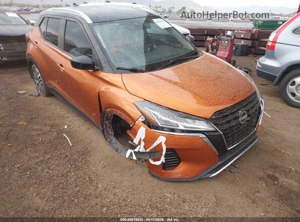 3N1CP5CV6PL550915 2023 NISSAN KICKS Orange Front view