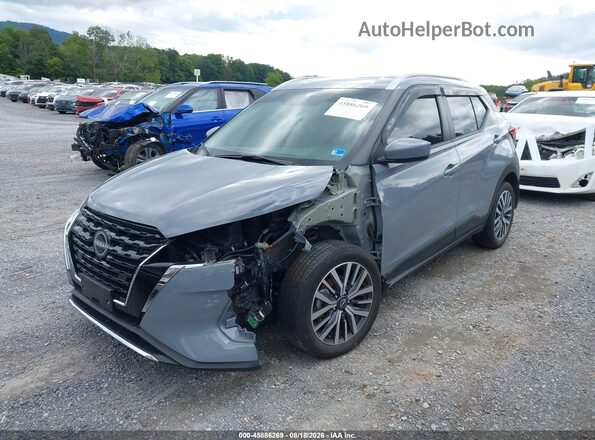 3N1CP5CV6RL484918 2024 NISSAN KICKS Серый Передняя левая четверть