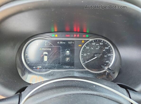3N1CP5CV7LL479170 2020 NISSAN KICKS Black Vista del cuadro de instrumentos