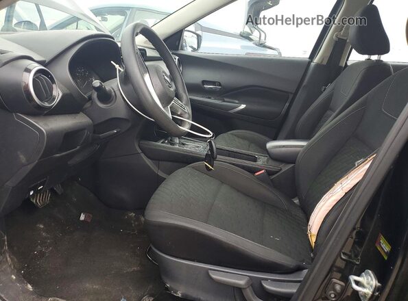 3N1CP5CV7ML535898 2021 NISSAN KICKS Black Вид салону спереду