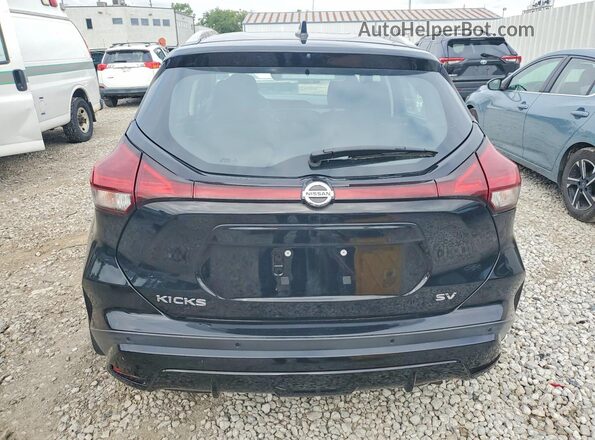 3N1CP5CV7ML535898 2021 NISSAN KICKS Black Вид ззаду