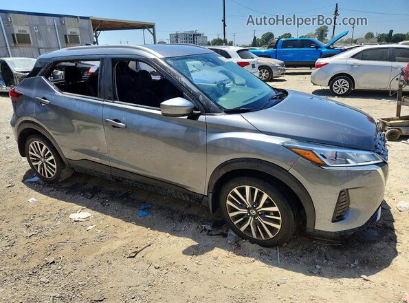 3N1CP5CV7ML553933 2021 NISSAN KICKS Gray Առջևի աջ