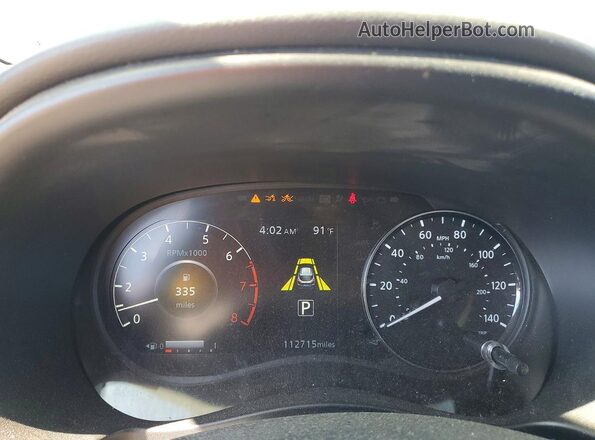 3N1CP5CV7ML553933 2021 NISSAN KICKS Gray Սարքավորումների վահանակի տեսք