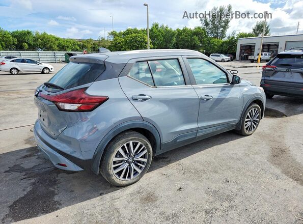 3N1CP5CV7ML559537 2021 NISSAN KICKS Серый Задняя правая четверть