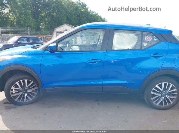 3N1CP5CV7PL469129 2023 NISSAN KICKS Blue Vista interior de 360 grados