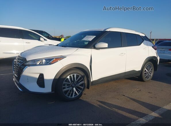 3N1CP5CV7PL498775 2023 NISSAN KICKS White Դիմացի տեսք