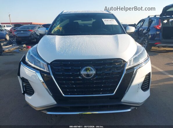 3N1CP5CV7PL498775 2023 NISSAN KICKS White Առջևի վահանակի տեսք