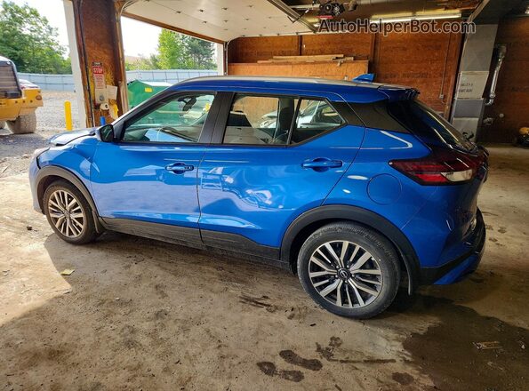 3N1CP5CV7PL537722 2023 NISSAN KICKS Синий Задняя левая четверть