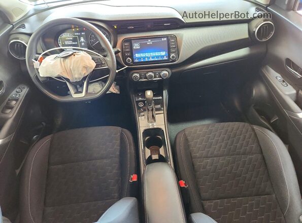 3N1CP5CV7PL537722 2023 NISSAN KICKS Синий Вид панели приборов