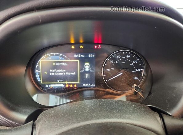 3N1CP5CV7PL537722 2023 NISSAN KICKS Синий Вид щитка приборов