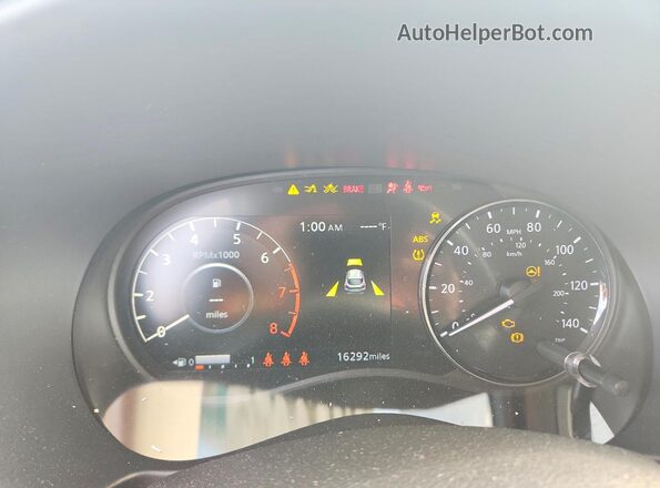 3N1CP5CV7PL551300 2023 NISSAN KICKS Gray ხელსაწყოთა პანელის ხედი