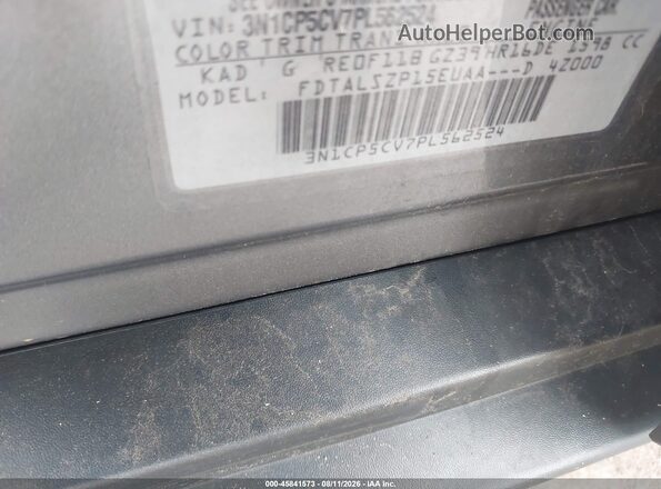 3N1CP5CV7PL562524 2023 NISSAN KICKS Gray Շարժիչի բաժամունքի տեսք
