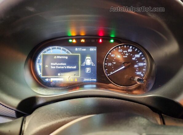 3N1CP5CV7RL504030 2024 NISSAN KICKS Blue Instrument cluster view