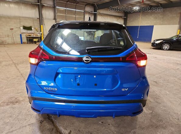 3N1CP5CV7RL504030 2024 NISSAN KICKS Blue Rear view