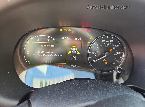 3N1CP5CV7RL558394 2024 NISSAN KICKS Красный Вид щитка приборов