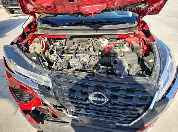 3N1CP5CV7RL558394 2024 NISSAN KICKS Красный Вид подкапотного пространства