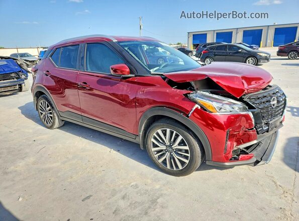 3N1CP5CV7RL558394 2024 NISSAN KICKS Красный Передняя правая четверть