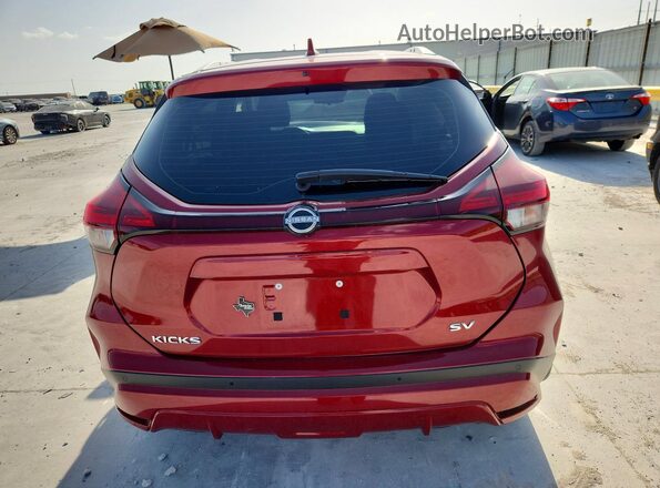 3N1CP5CV7RL558394 2024 NISSAN KICKS Красный Вид сзади