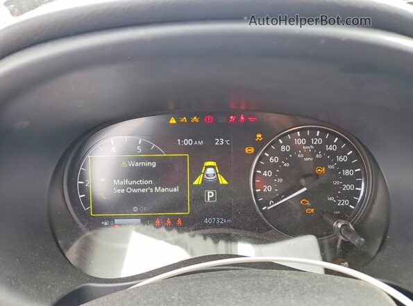 3N1CP5CV7RL572375 2024 NISSAN KICKS Red ხელსაწყოთა პანელის ხედი