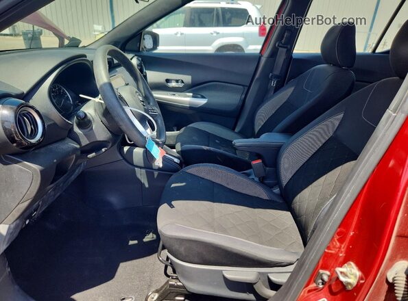 3N1CP5CV8LL521068 2020 NISSAN KICKS Красный Вид салона спереди