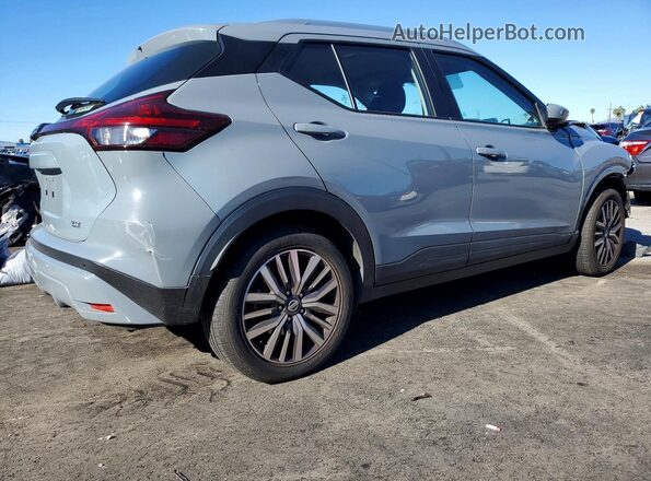 3N1CP5CV8ML534114 2021 NISSAN KICKS Gray Задня права чверть