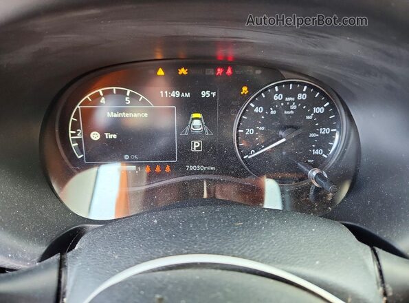3N1CP5CV8ML540334 2021 NISSAN KICKS Gray ხელსაწყოთა პანელის ხედი