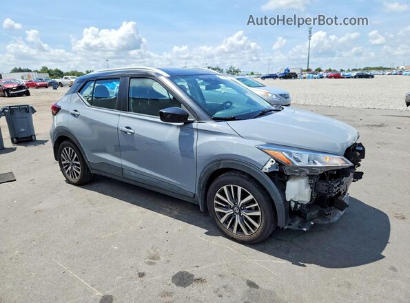 3N1CP5CV8ML540334 2021 NISSAN KICKS Gray წინა მარჯვენა