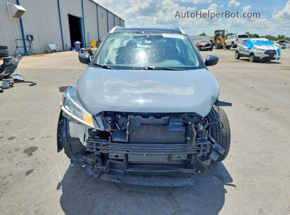3N1CP5CV8ML540334 2021 NISSAN KICKS Gray წინა ხედი
