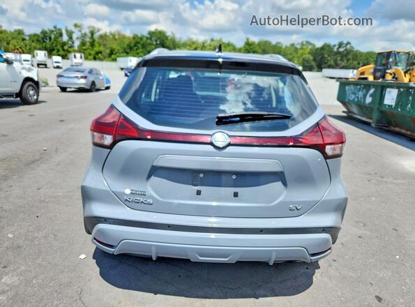 3N1CP5CV8ML540334 2021 NISSAN KICKS Gray უკანა ხედი