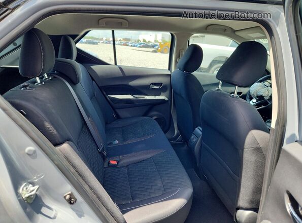 3N1CP5CV8ML540334 2021 NISSAN KICKS Gray უკანა სალონის ხედი