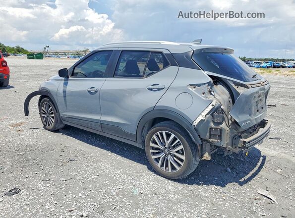 3N1CP5CV8ML561233 2021 NISSAN KICKS Серый Задняя левая четверть