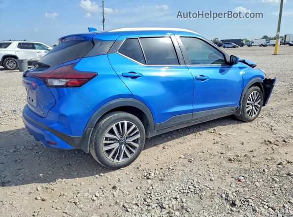3N1CP5CV8NL528900 2022 NISSAN KICKS Синий Задняя правая четверть