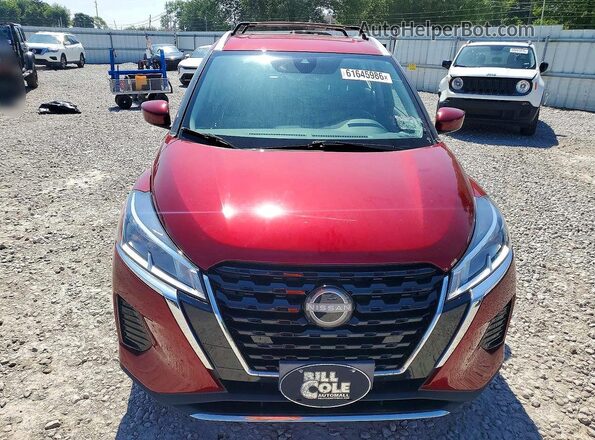3N1CP5CV8RL480997 2024 NISSAN KICKS Red Вид спереду