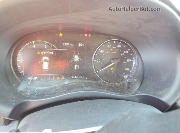 3N1CP5CV8RL480997 2024 NISSAN KICKS Red Вид щитка приладів