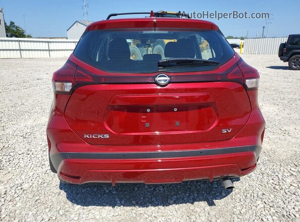 3N1CP5CV8RL480997 2024 NISSAN KICKS Red Вид ззаду