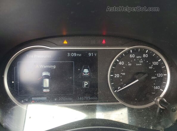 3N1CP5CV9LL508796 2020 NISSAN KICKS Silver Widok zestawu wskaźników
